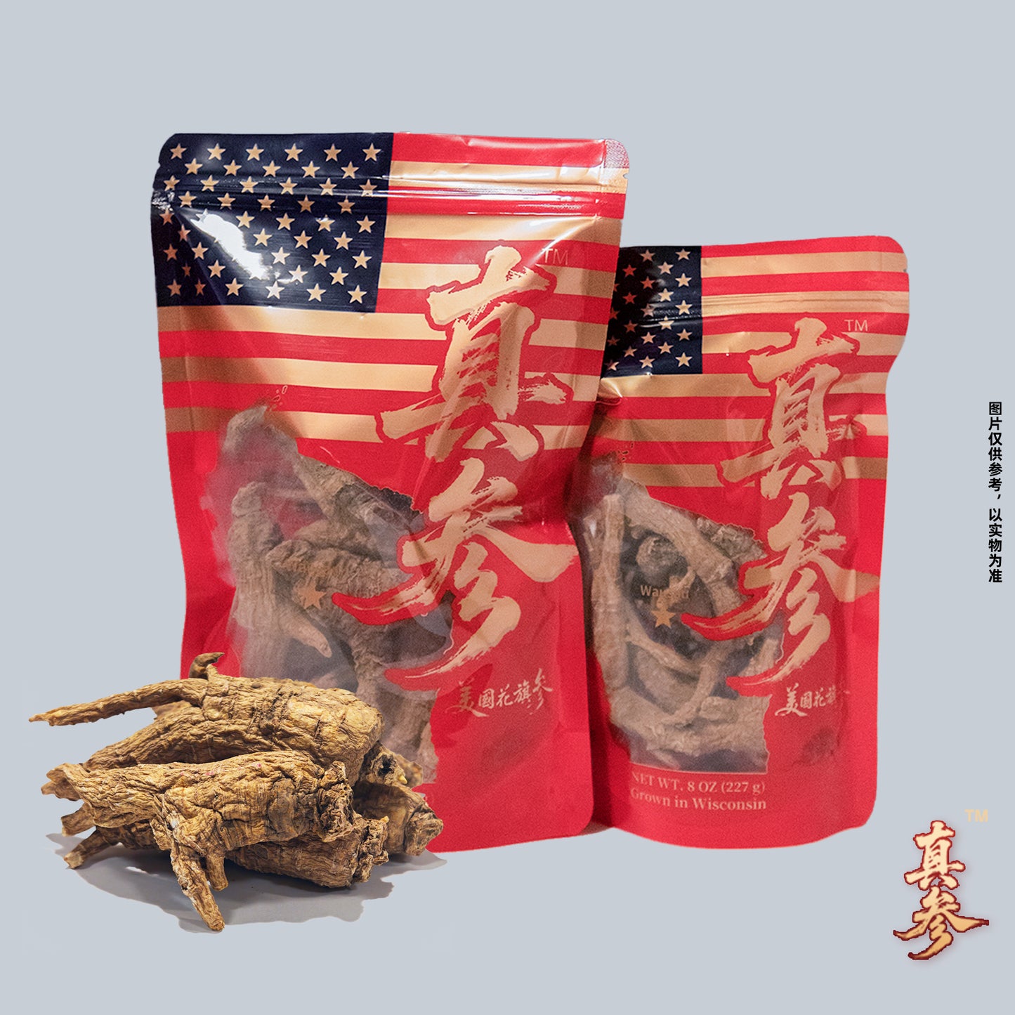 真参 · 三年原枝花旗参 16 oz