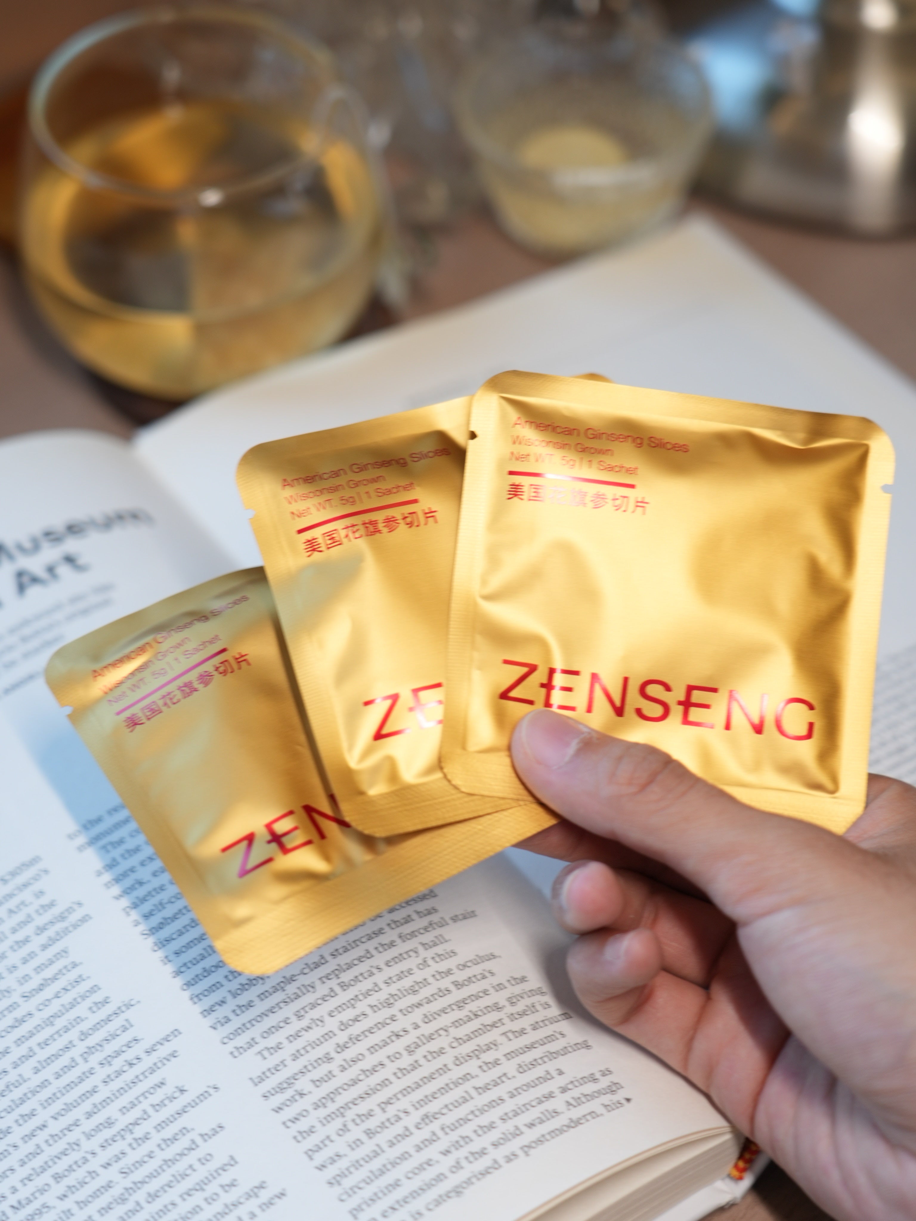 American Ginseng Slice - 10 count