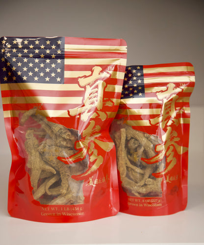 真参 · 三年原枝花旗参 16 oz