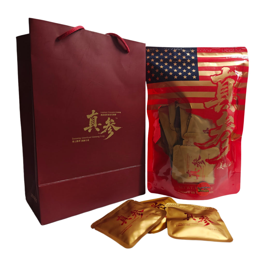 ZENSENG 5-Year American Ginseng Slices — Portable Pack