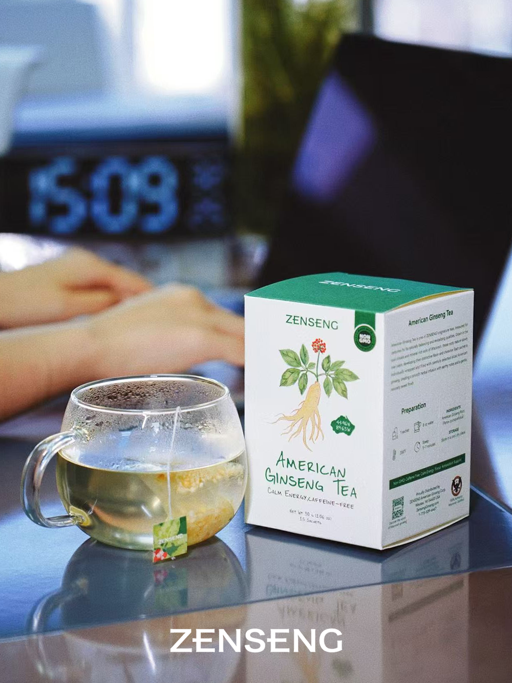 American Ginseng Tea Sachet - 15 count