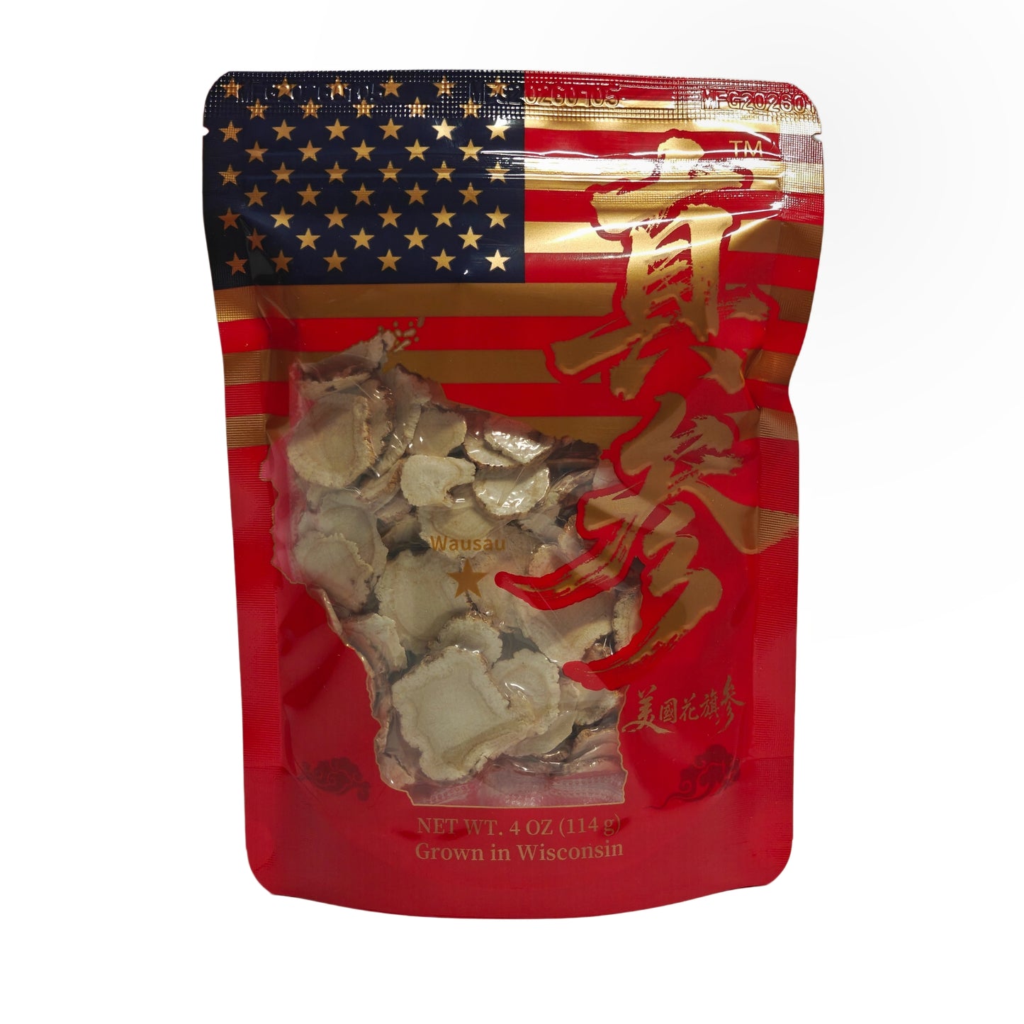 Premium American Ginseng Slices 4 oz
